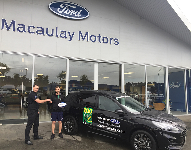 Macaulay Ford proudly sponsoring Marist Rugby Football Club